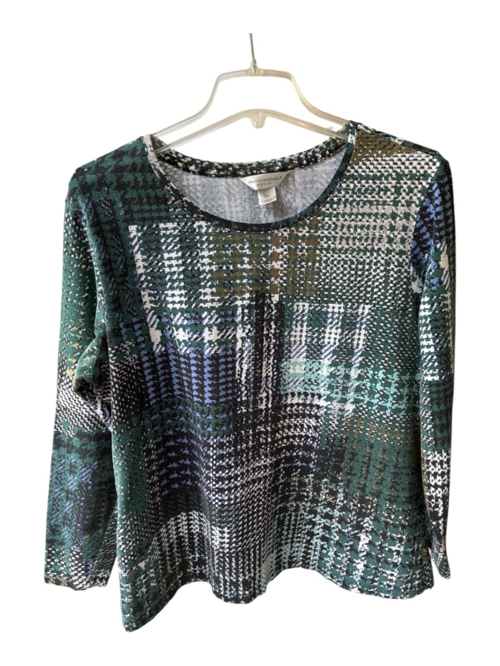Christopher & Banks Printed Top-Size Petite XL